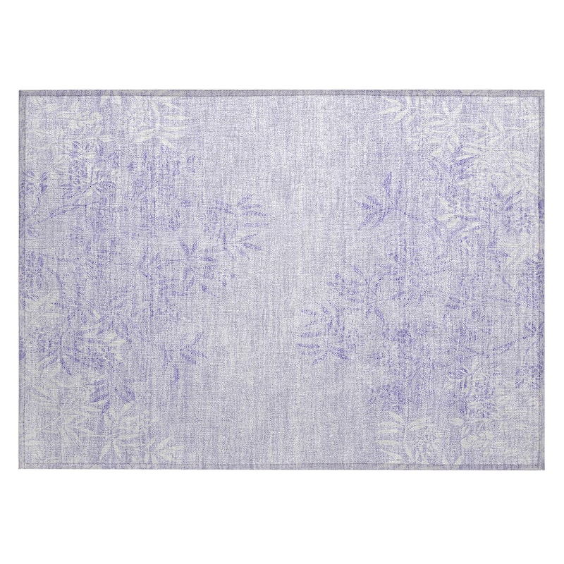 Machine Washable Indoor/ Outdoor Chantille Modern Garden Rug