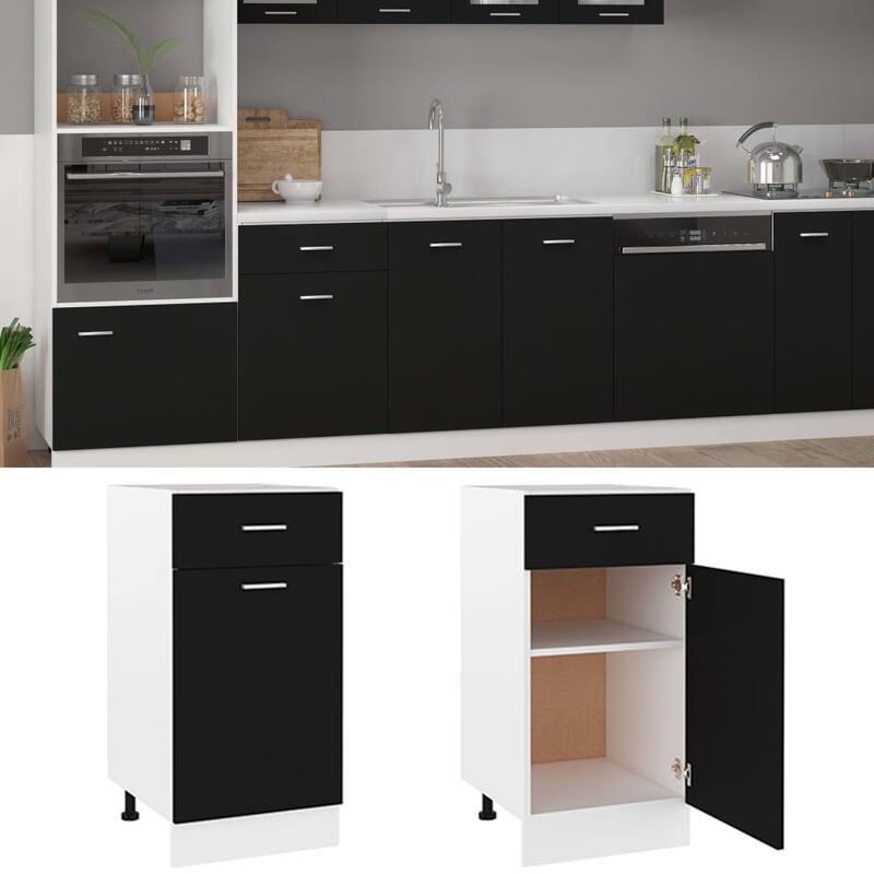 vidaXL Kitchen Cabinet Storage Cupboard Under Sink Organizer Engineered Wood