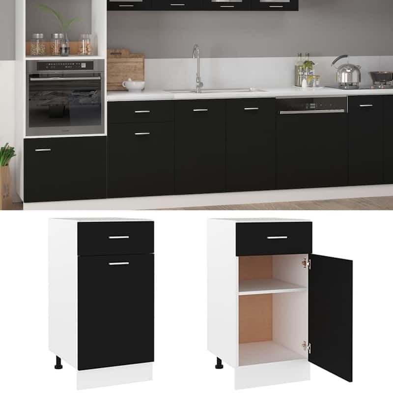 vidaXL Kitchen Cabinet Storage Cupboard Under Sink Organizer Engineered Wood