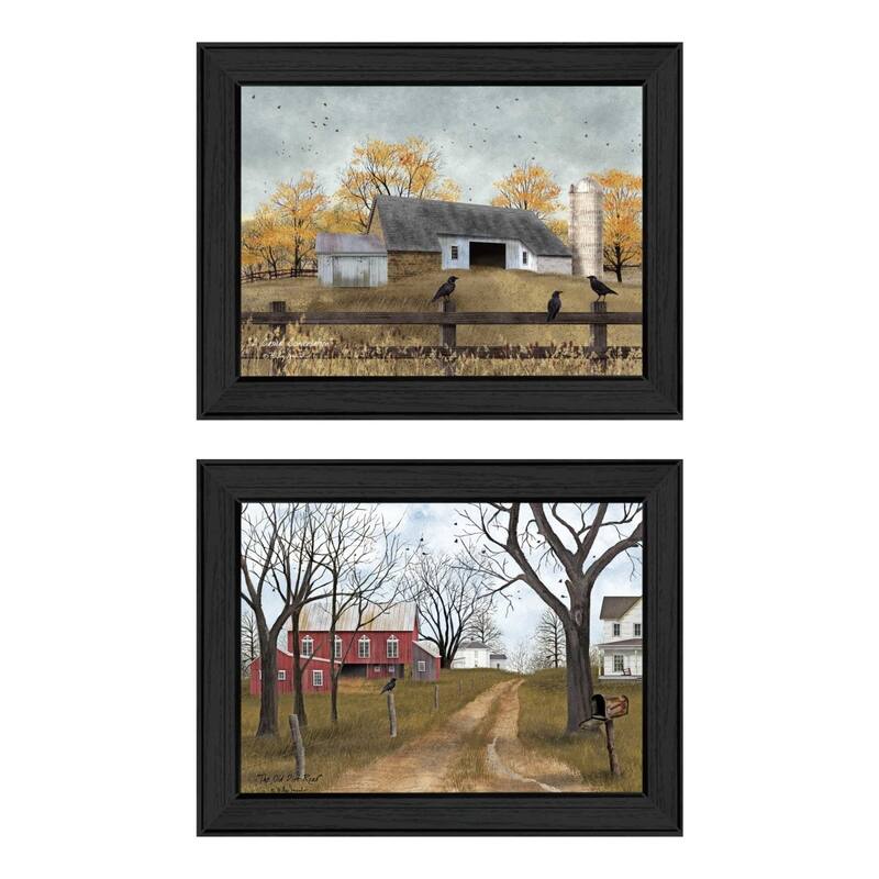 TrendyDecor4U Contemporary "Country Roads" 2-Piece Vignette by Billy Jacobs