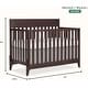 preview thumbnail 3 of 5, Evolur Atlas 5 in 1 Convertible Crib, Converts from Baby Crib to Toddler Bed