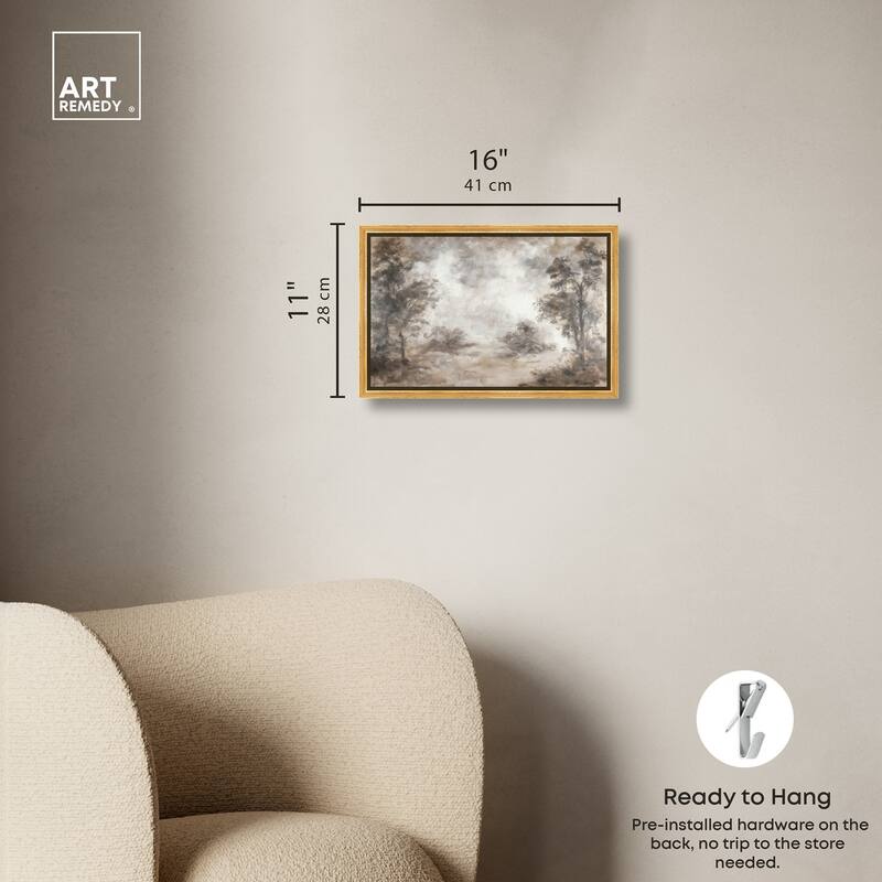 Veiled in Fog Canvas by Art Remedy