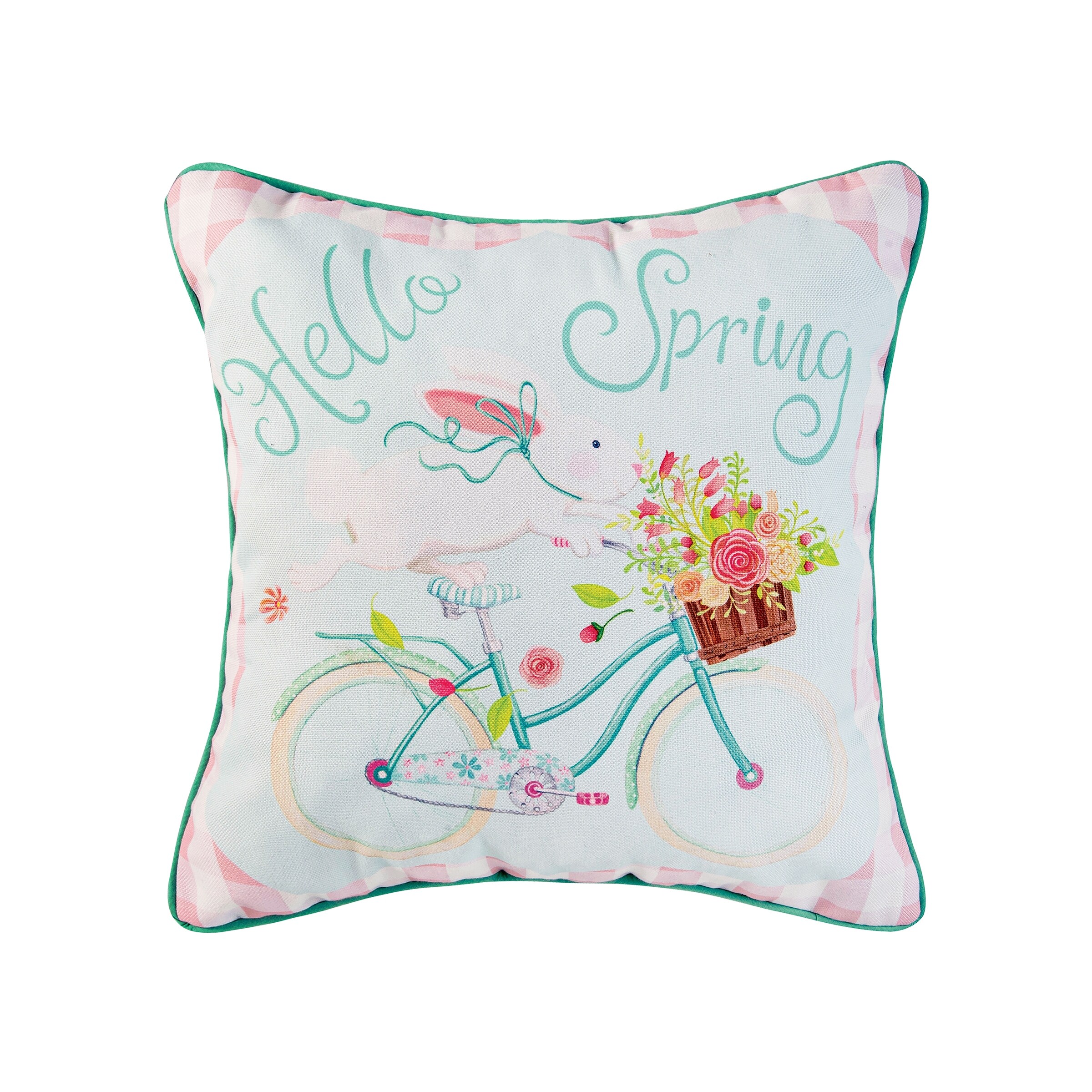 Decorative spring pillow
