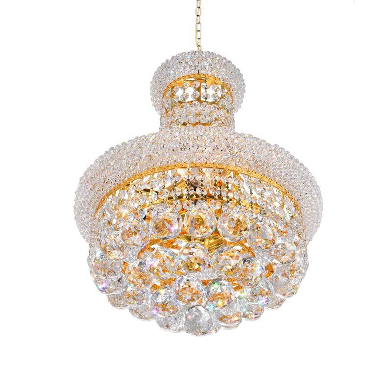 Empire 6 Light Chandelier With Gold Finish