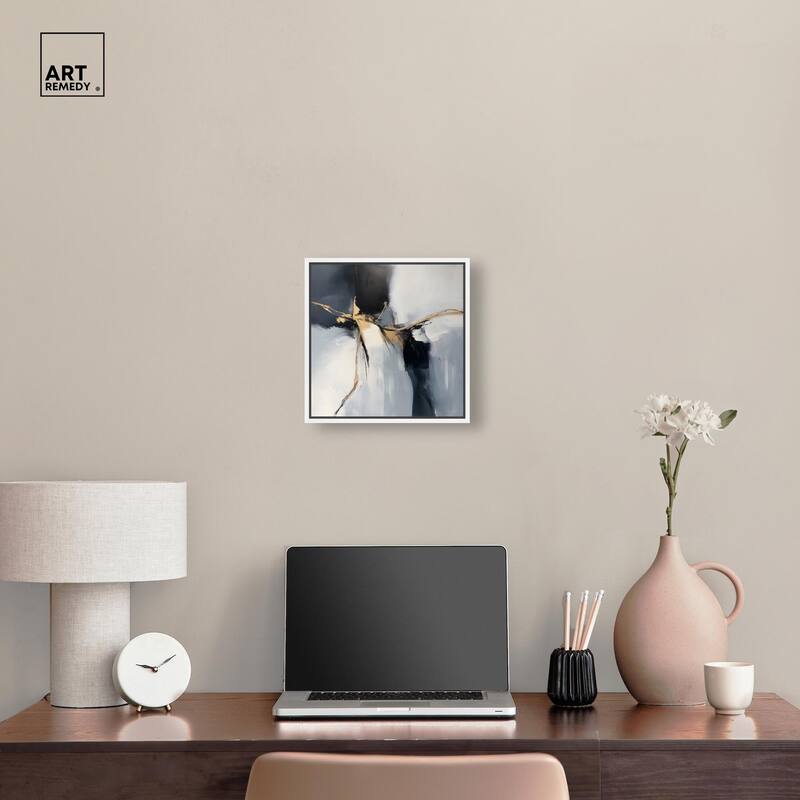 Golden Fissure II Canvas by Art Remedy