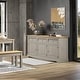 preview thumbnail 14 of 15, 65" Wood Buffet Sideboard Farmhouse - Corona Collection | Furniture Dash