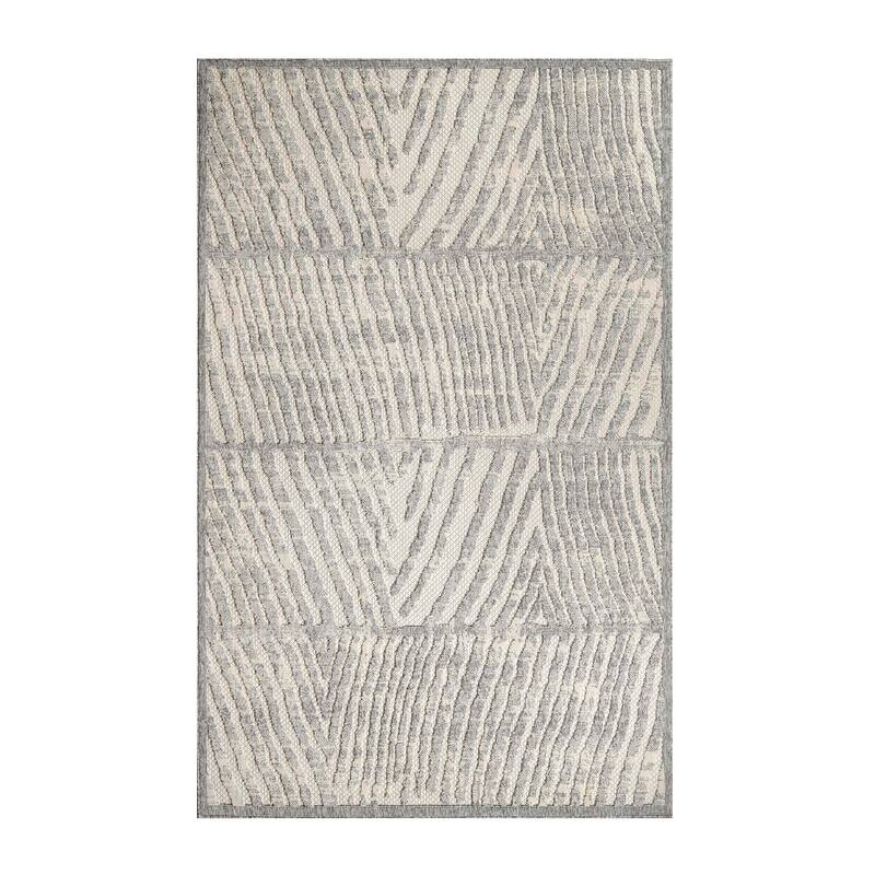 Superior Modern Geometric Abstract Indoor Outdoor Area Rug