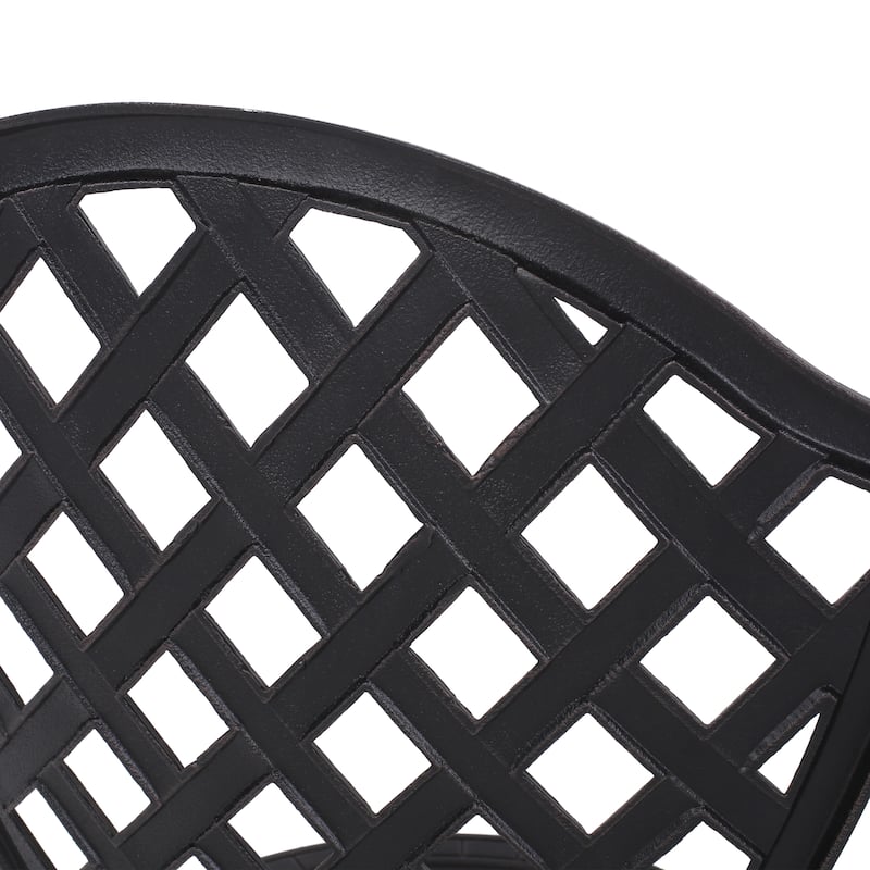 La Sola Outdoor 3-piece Cast Aluminum Bistro Set by Christopher Knight Home