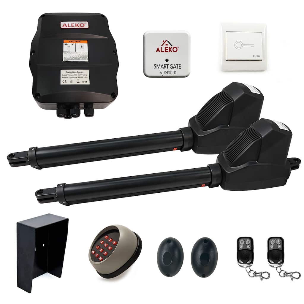 ALEKO Smart Accessories Kit Dual Gate Opener for Swing Gate up to 36 ft 1760 lb