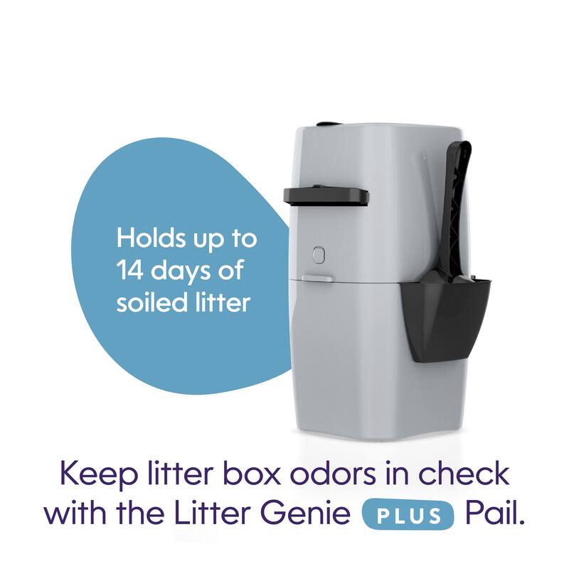 Litter Genie Plus Pail (Silver)