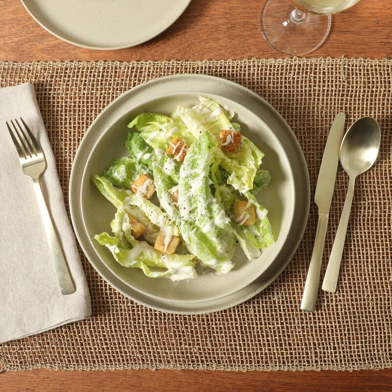 Gibson Elite Overbrook 16-Piece Pottery Clay Stoneware Stackable Dinnerware Set - Plates & Bowls, Reactive Glaze, Service for 4