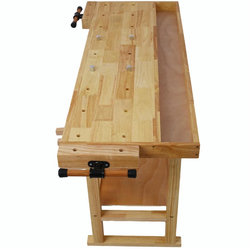 60-Inch Wood Workbench for Garage Workshop, and Home