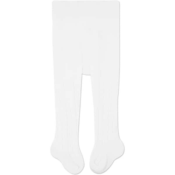 slide 2 of 6, CozyWay Cable Knit Cotton Leggings/Tights, 1 Pack, White