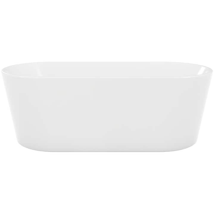 DreamLine BTAQ6629XEW Aqua 67" Free Standing Acrylic Soaking Tub with