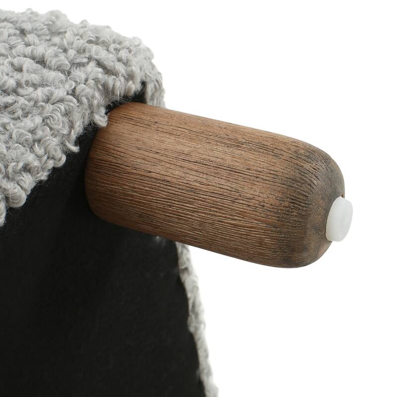 Comfortable Grey Ottoman - Perfect Home Footrest & Seating Solution