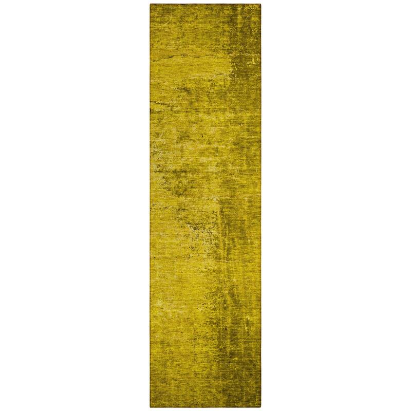 Dax Artistic Abstract Weather Resistant Blended Style Outdoor Rug