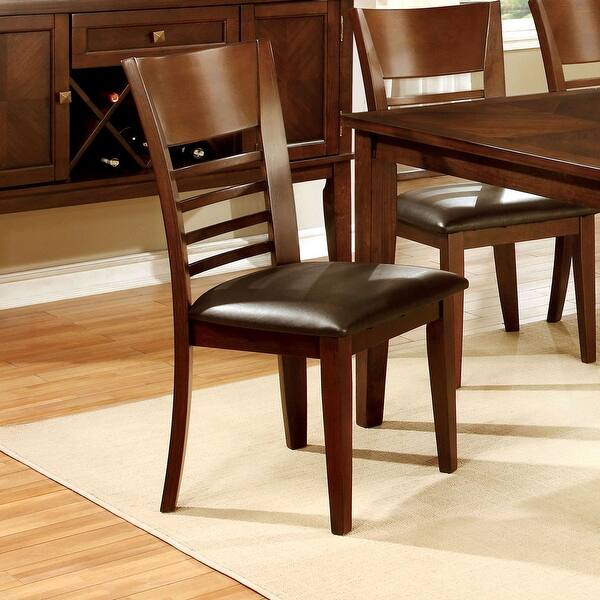 Furniture Of America Rons Contemporary Dining Chairs Set Of 2 On Sale Overstock 9938092