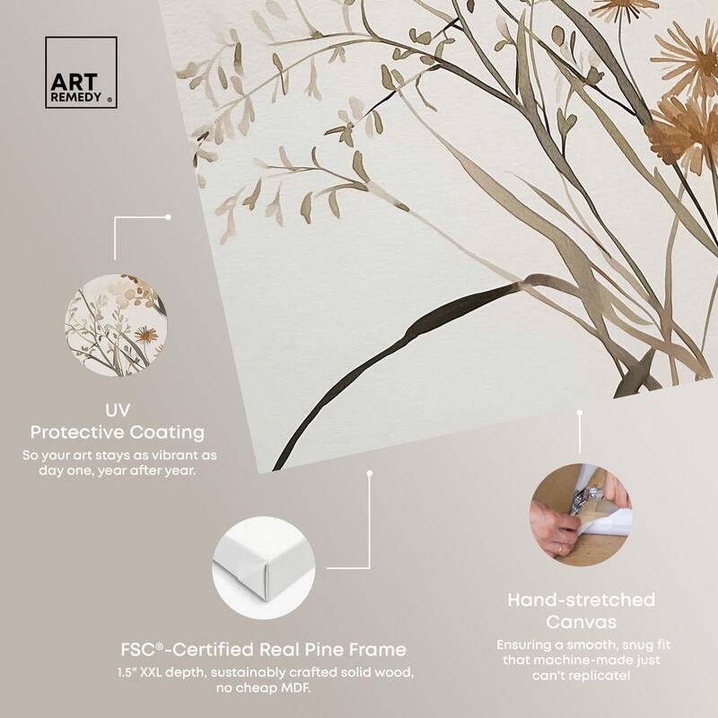 Meadow's Murmur I Canvas by Art Remedy, Gallery Wrapped