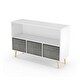 preview thumbnail 16 of 20, Kids bookcase,Book Display,Toy Storage Cabinet with Collapsible Fabric Drawers