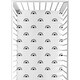 preview thumbnail 1 of 4, White and Black Boho Rainbow Boy Girl Fitted Crib Sheet - Black and White Bohemian Celestial Sky Gender Neutral Outdoors Nature