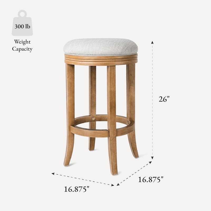 Maven Lane 26" Eva Swivel Counter Height Kitchen Stool - N/A