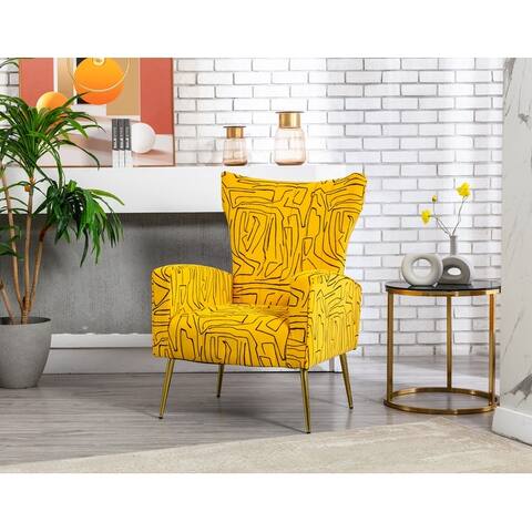 26.7"W Fabric Accent Chair Single Leisure Chair