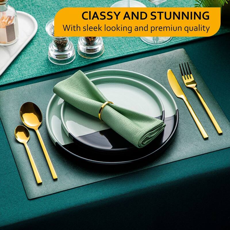 Velaze Epsilon 18/10 Silverware Flatware Set (Service for 6)