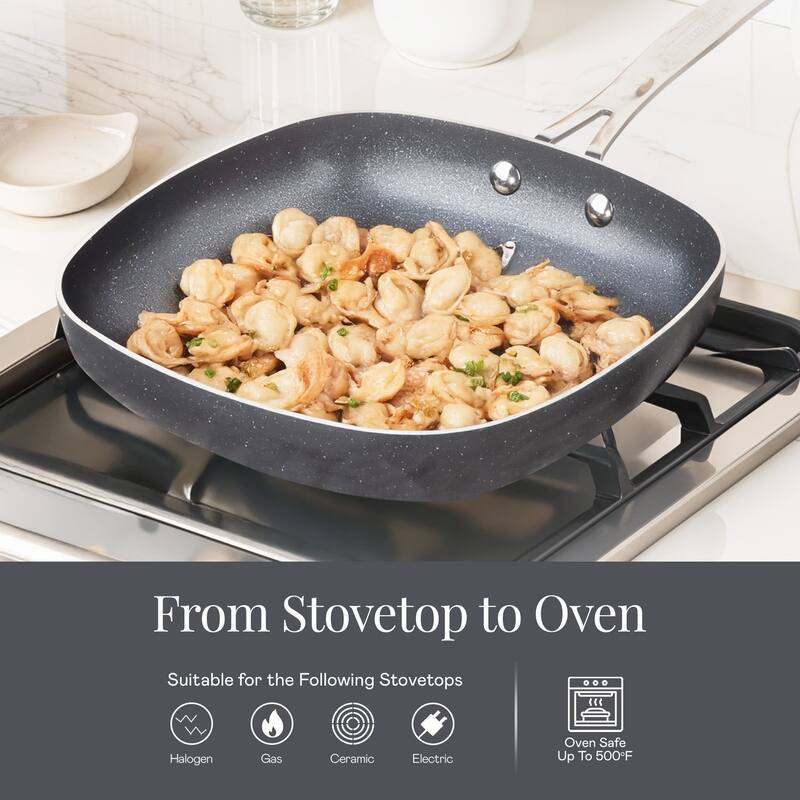 Granitestone Ceraluxe 20 Piece Nonstick Ceramic Cookware & Bakeware Set
