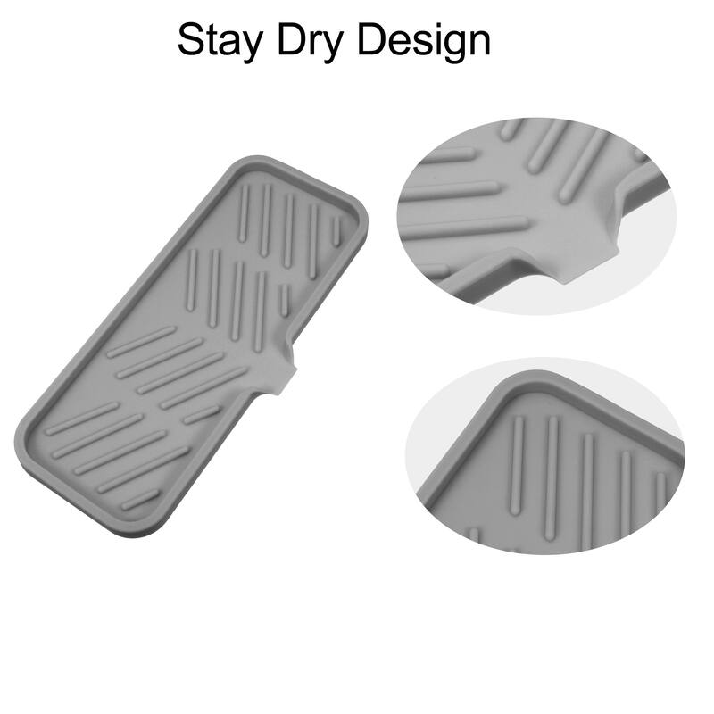 Soap Dish Keep Soap Dry for Home Bathroom Kitchen Silicone