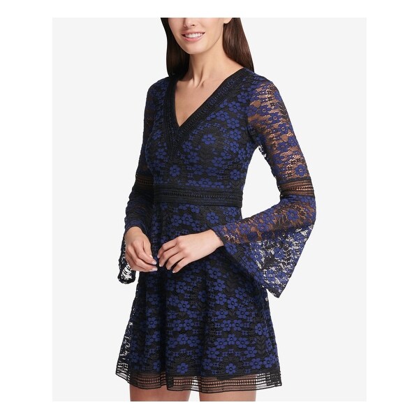 bell sleeve party dress