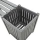 preview thumbnail 4 of 4, vidaXL Patio Bench with 2 Planters 59.1" Solid Acacia Wood Gray