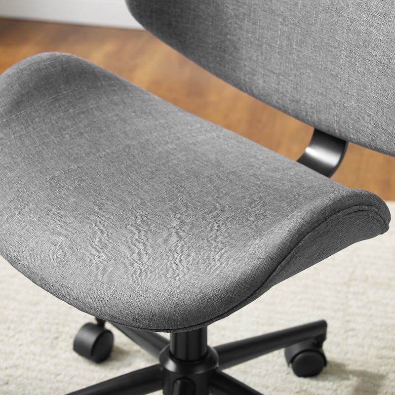 Corvus Madonna Mid-century Modern Adjustable Curved Office Chair