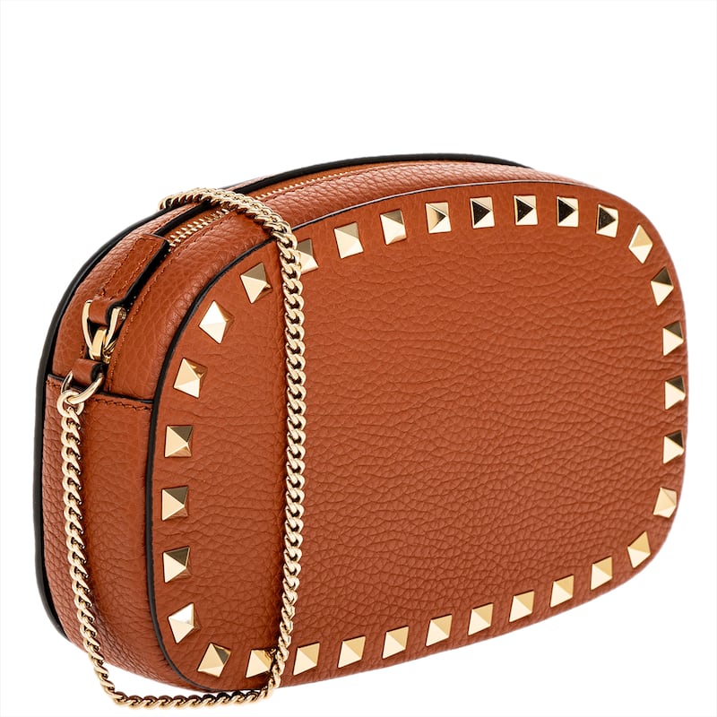 Valentino Mini Crossbody Bag in Grainy Calfskin