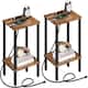 Option Rustic Brown and Black Set of 2