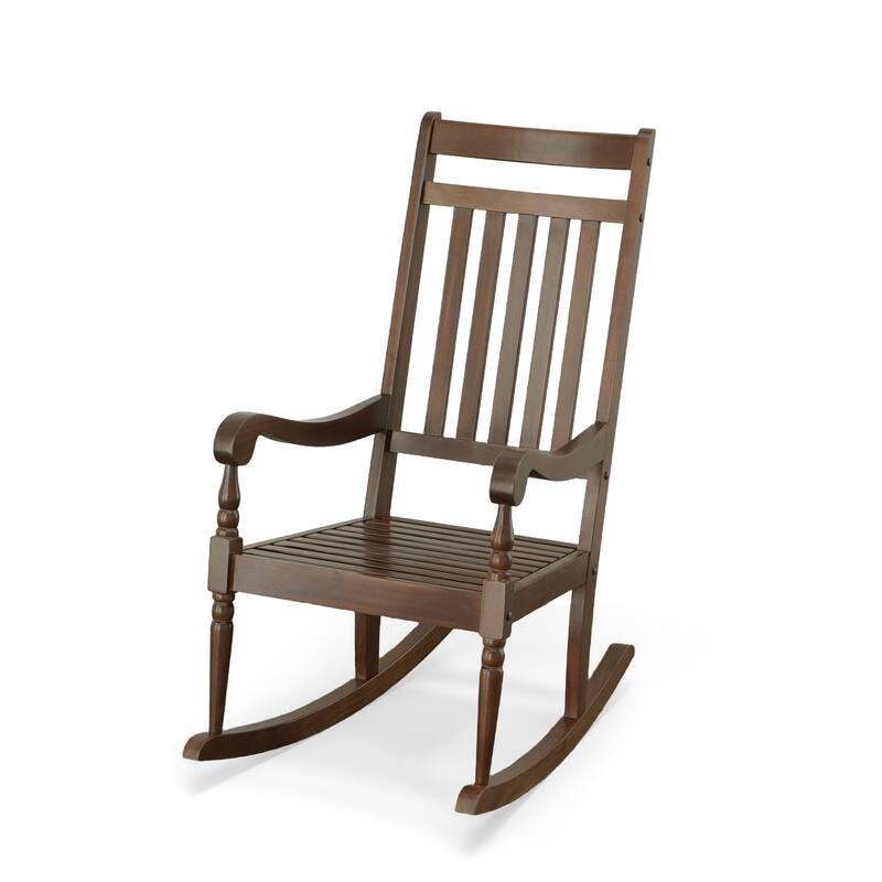 Carolina Living Belmont Outdoor Slat Rocker - Elm