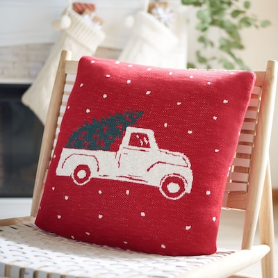 SAFAVIEH Homeward Red Holiday 20-inch Decorative Throw Pillow