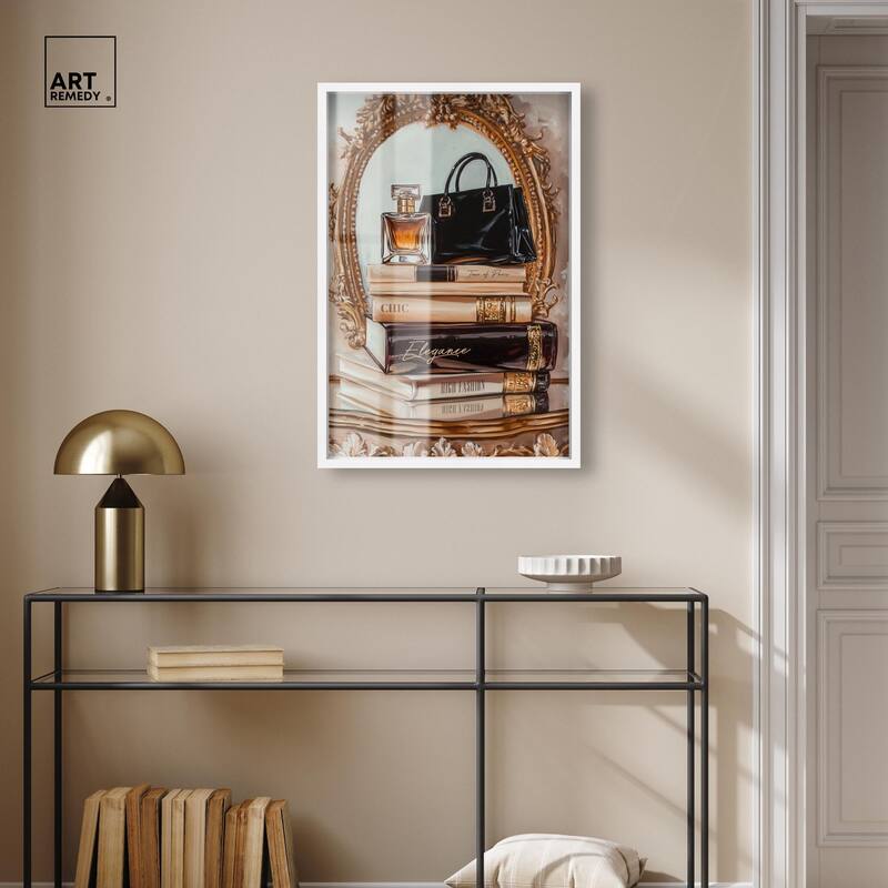 Elegant Glam by the Mirror Shadowbox by Art Remedy