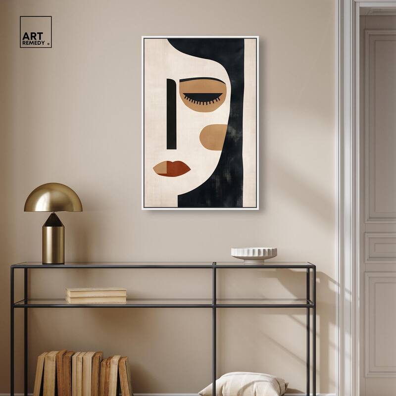 Face Moderne II Canvas by Art Remedy