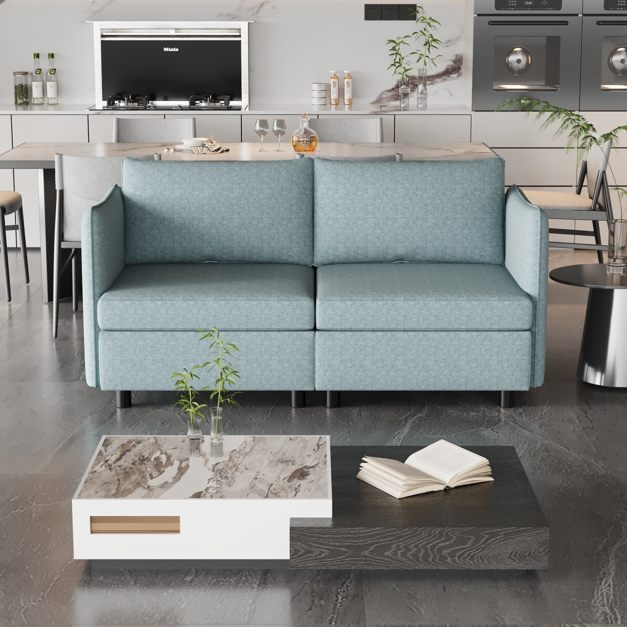 Compact sofa with storage cheap