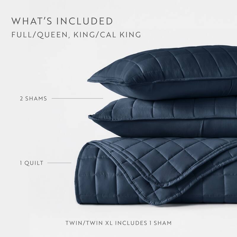Becky Cameron Premium Ultra Soft Square Quilted Coverlet Set