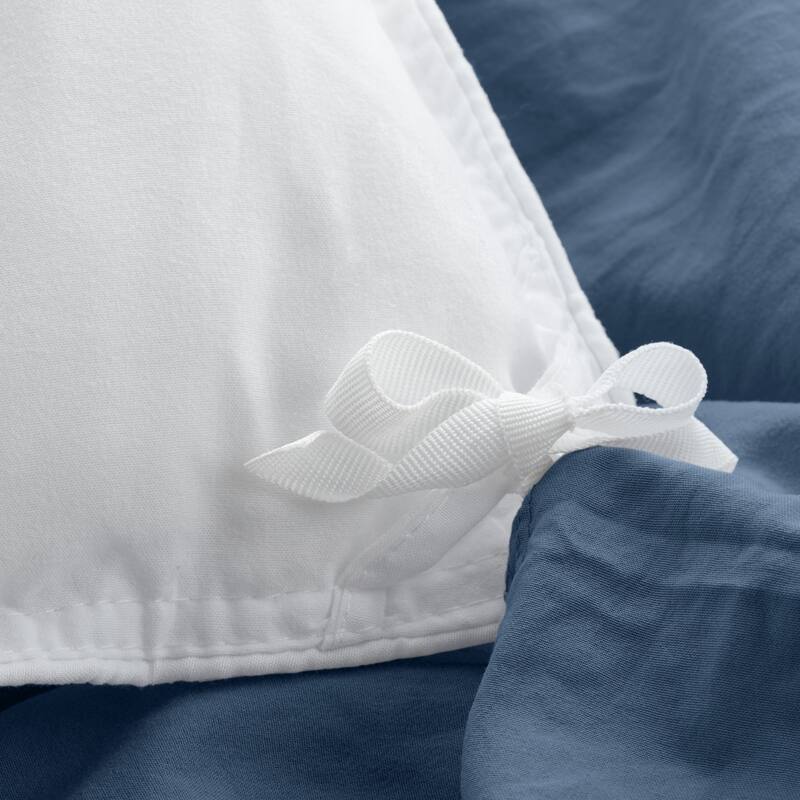 Bare Home Premium Washed Microfiber Duvet Cover and Sham Set