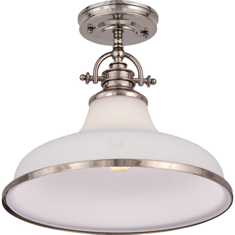 Quoizel Grant 14" Pendant Light in Brushed Nickel