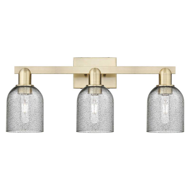 Innovations Lighting Endless Possibilities Arcadia - Caledonia - 3 Light 24" Bath Vanity Light - Antique Brass/Charcoal