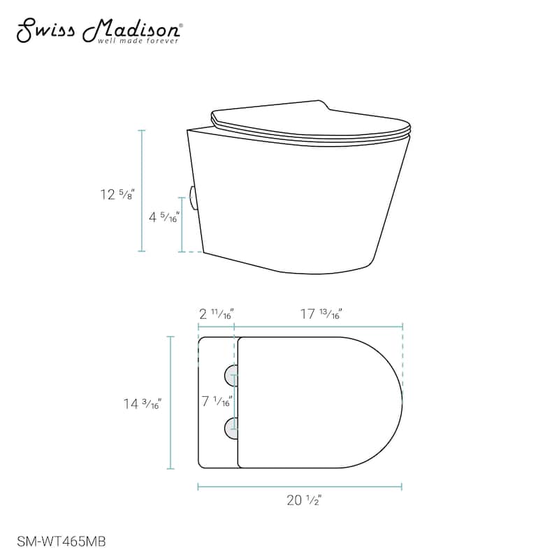 Calice Wall-Hung Round Toilet Bowl