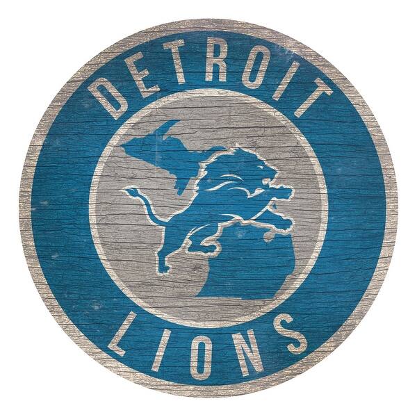 Fan Creations Kansas City Chiefs Wood Sign 12 Inch Round State Design