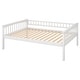preview thumbnail 16 of 14, Full over Full Pine Bunk Kids Bed Frame with Guardrail & Drawers, Convertible to 2-Separate Platform Beds, Easy Assembly, Grey