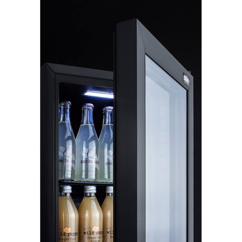 Summit 14 Inch Wide 0.85 Cu. Ft. Free Standing Beverage Center with