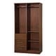 preview thumbnail 31 of 32, Palace Imports 100% Solid Wood Metro Wardrobe Armoire with Solid Wood or Mirrored Doors