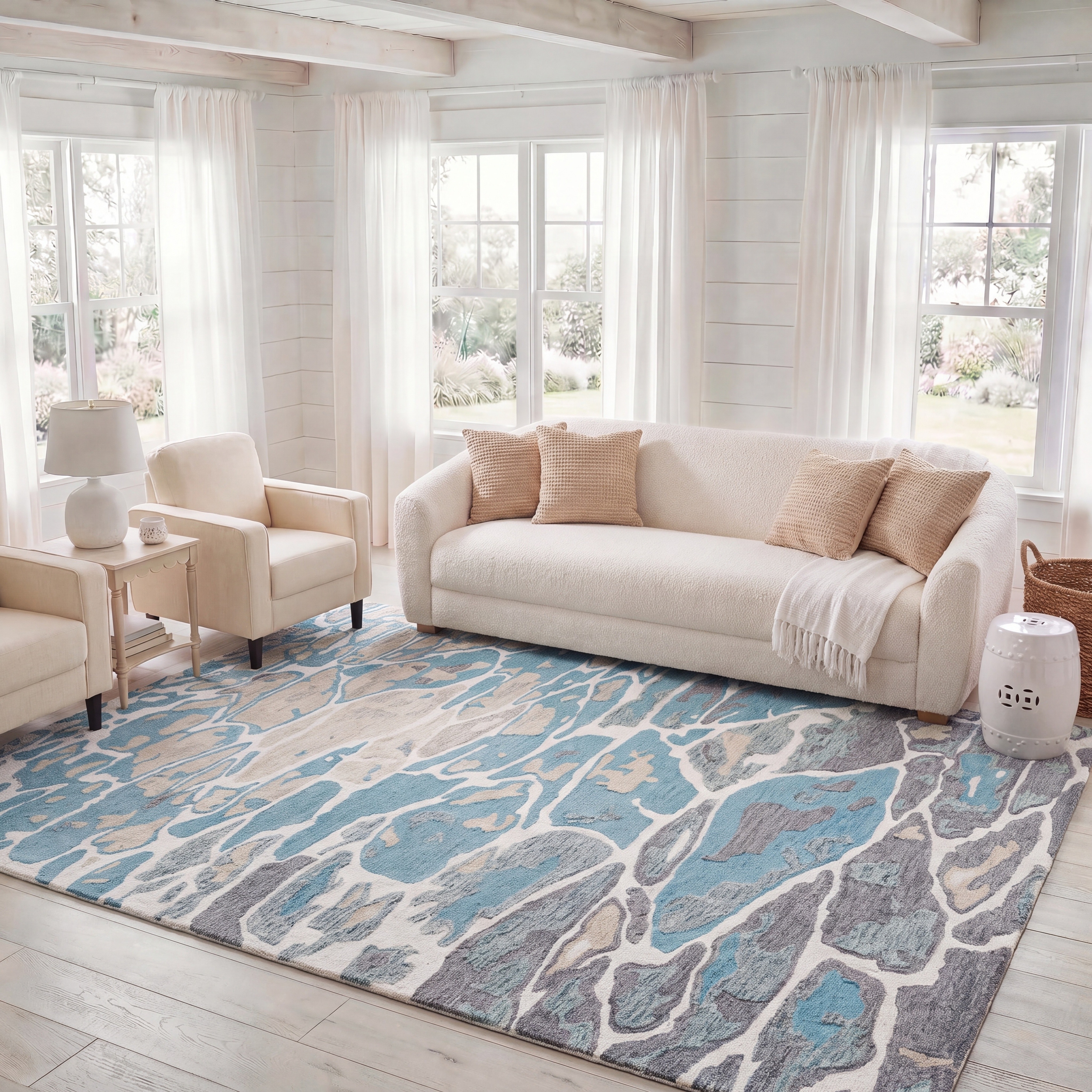 SAFAVIEH Handmade Abstract Perpetua Contemporary Wool Rug