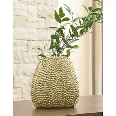 Signature Design by Ashley Efim Gold Vase